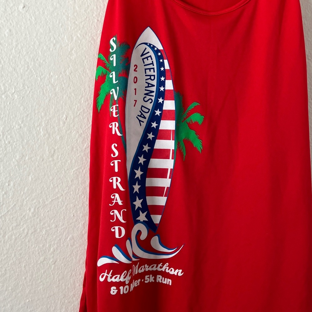 2017 Silver Strand Half Marathon Technical Tank T… - image 3